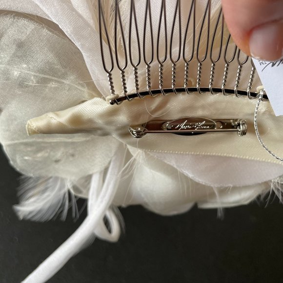 Maria Elena WEDDING Hair + Pin Combination Piece /  Swarovski Crystals main image 4
